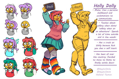 [OC] Concept Page for my WH oc